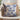 Blue Toile Dog Throw Pillow