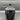 Tiara Indiana Cameo Black "Diamond Point" Glass Ice Bucket