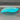 Murano-Style Aqua Blue Leaf Art Glass Bowl