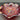 Imperial Glass “Open Rose” Carnival Bowl in Sunset Ruby, Ruffled, 8"