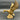 Solid Brass Duck in Flight Sculpture