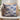 Blue Toile Frog Throw Pillow